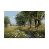 Trademark Fine Art Bill Makinson 'Beeches And Daisies' Canvas Art, 16x24 ALI38823-C1624GG